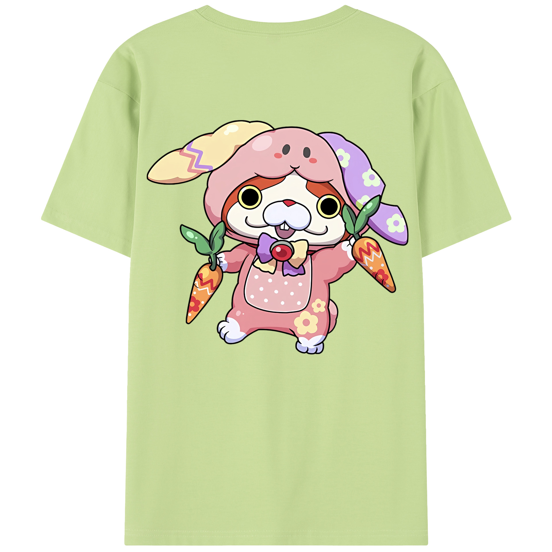 （画像用） 妖怪ウォッチ Yo-kai Watch 綿100％半袖Tシャツ（背面プリント）